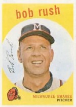 1959 Topps Baseball Cards      396     Bob Rush